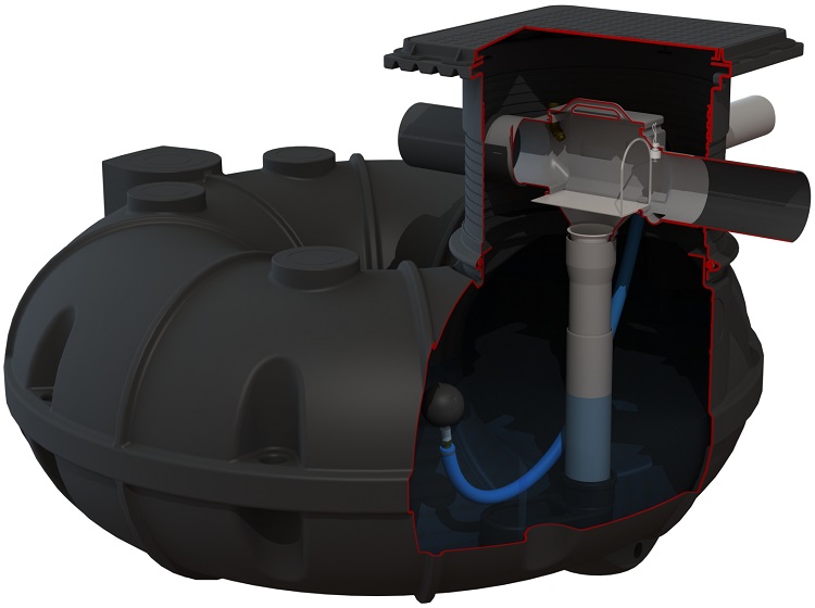 Neoline 450 regenwatertank grondwaterbestendig