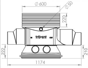 TRIDENT 1.650 FILTER Trident 1.650 Boxfilter für den Erdeinbau TRIDENT 1.650 FILTER Trident 1.650 Boxfilter für den Erdeinbau