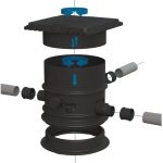 VARITANK FILTER 150/325 Filterschacht mit Trident filtertechnologie für 325 m² Dachfläche VARITANK FILTER 150/325 Filterschacht mit Trident filtertechnologie für 325 m² Dachfläche