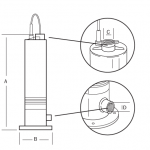 DRUCKTAUCHPUMPE COMBIPRESS  Drucktauchpumpe mit Durchflusswächter und Schwimmender Entnahme