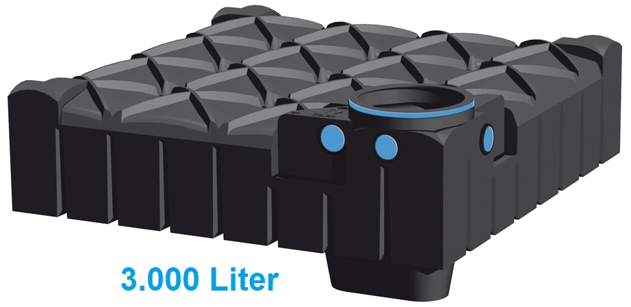Regenwasserbehälter Flatline 3000L