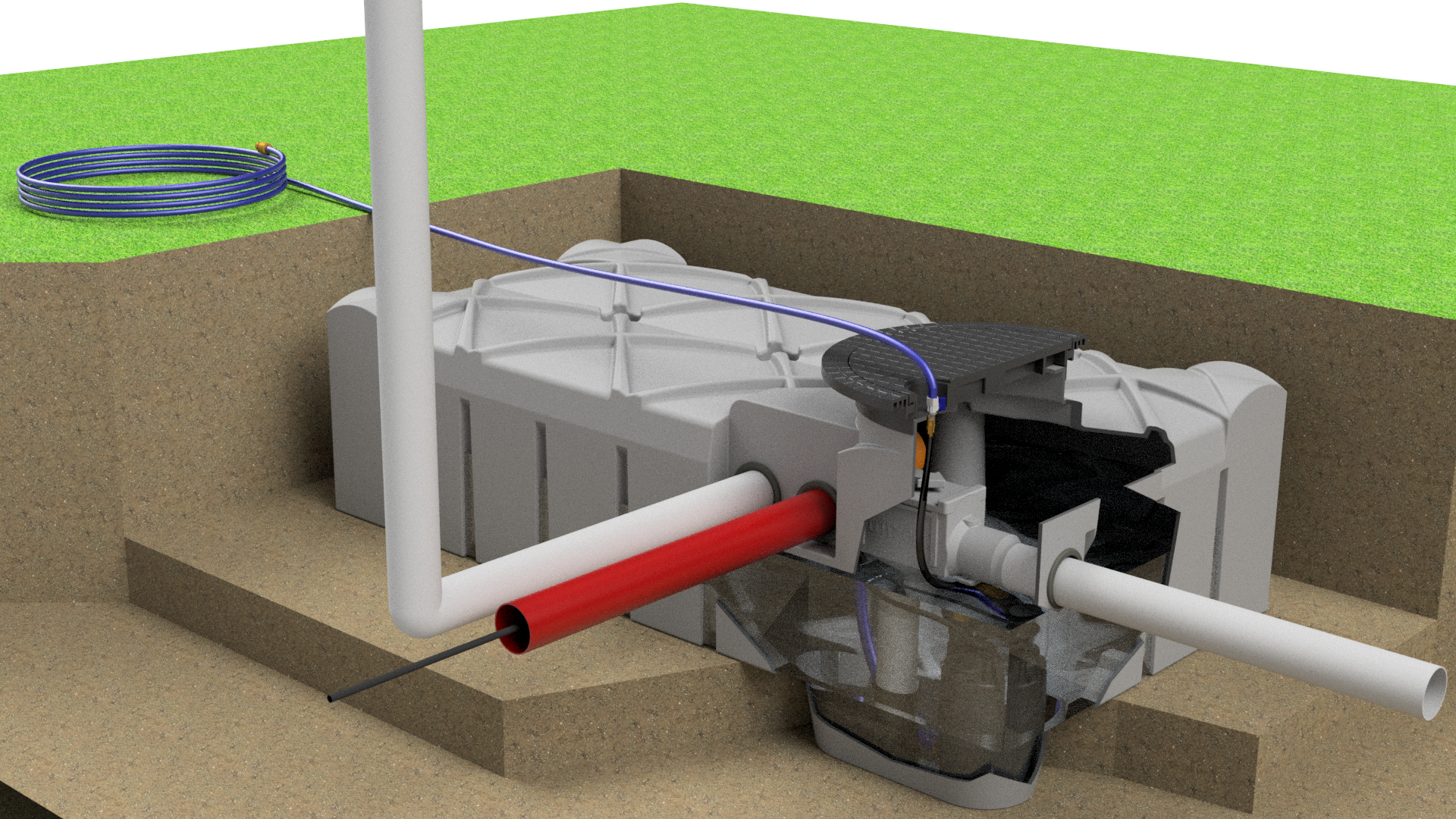 Regenwasserbehälter Flatline untererdisch3