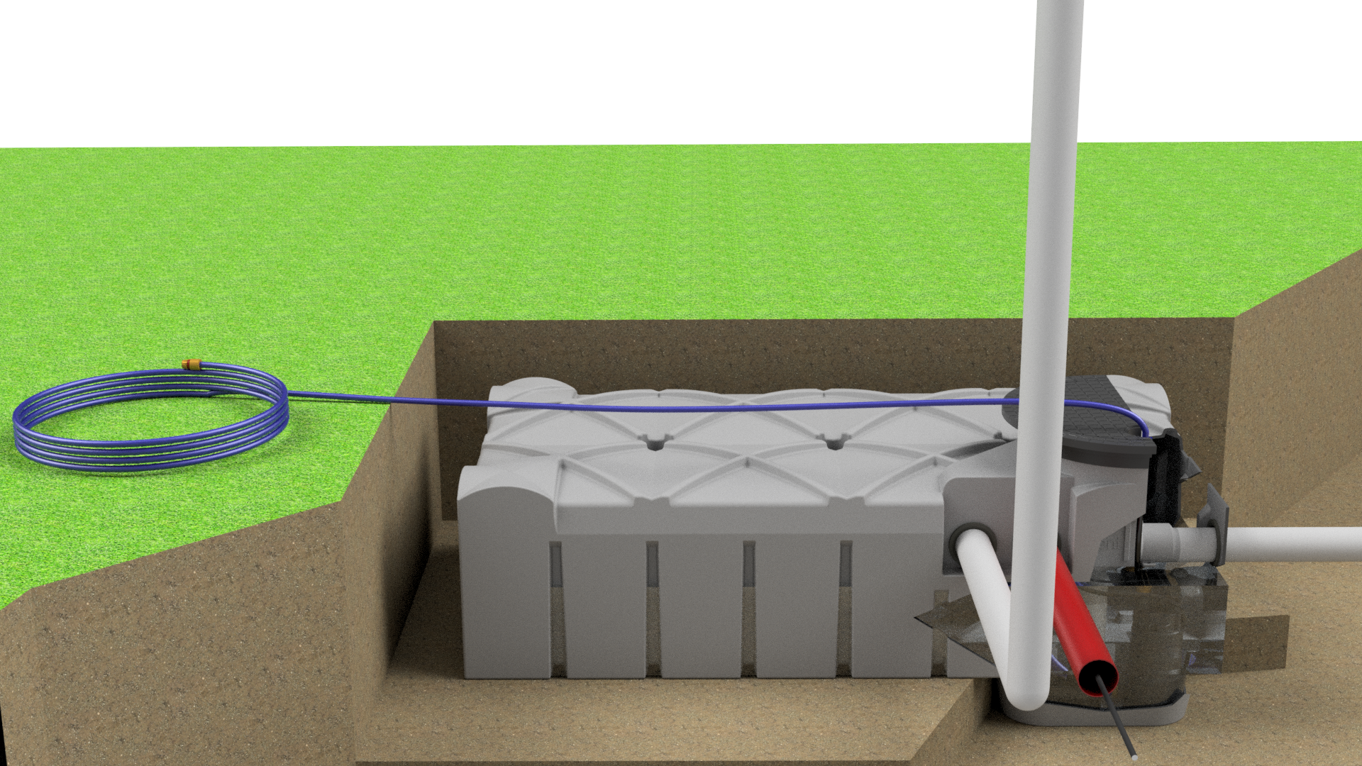 regenwater opvangen en gebruiken met flatline regenwatertank