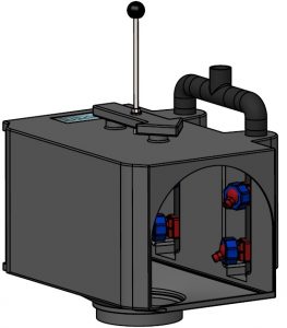 VARITANK FILTER 1.650 Filterschacht mit Trident Filterbox für 1.650 m² Dachfläche VARITANK FILTER 1.650 Filterschacht mit Trident Filterbox für 1.650 m² Dachfläche