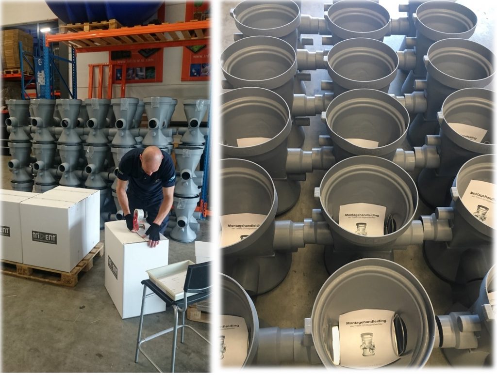Trident 325 regenwaterfilter voor ondergrondse montage