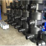 VARITANK FILTER 1.650 Filterschacht mit Trident Filterbox für 1.650 m² Dachfläche GEP regenwater filter voor GEP Varitanks voor regenwater