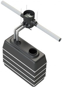 TRIDENT 1.650 FILTER Trident 1.650 Boxfilter für den Erdeinbau Regenwassertank oberirdisch