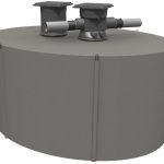 Regenwaterput beton 10.000 liter met ingebouwd regenwaterfilter tot 1.650m² dakoppervlak