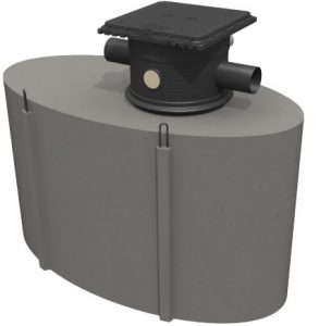 FLEXOLINE VARITANK 450 Beton Regenwasserzisterne mit eingebautem Regenwasserfilter