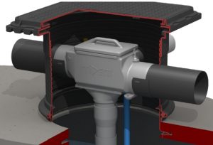 FLEXOLINE VARITANK 450 Beton Regenwasserzisterne mit eingebautem Regenwasserfilter