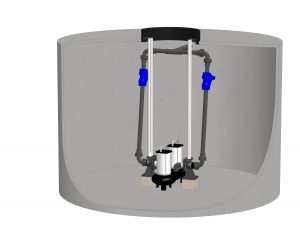 Pumpenschacht Beton 5.000 Liter bis 20.000 Liter Pompput Beton 3750 liter