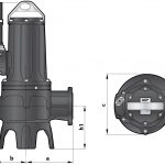 Schmutzwasserpumpe BM-SD – 40/55 von GEP pomp voor afvalwater met vaste delen BM