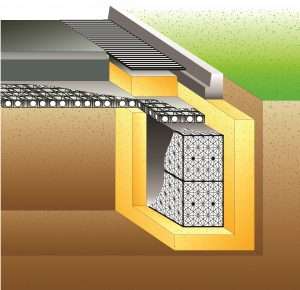 Versickerungsmodul für Regenwasser 125 Liter Infiltratiebox om regenwater en hemelwater af te koppelen