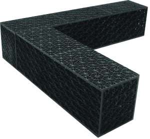 Versickerungsmodul für Regenwasser 125 Liter Infiltratiebox om regenwater en hemelwater af te koppelen