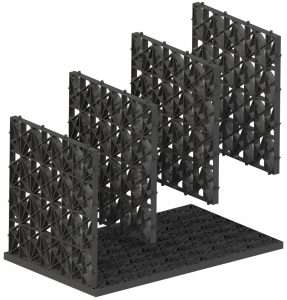 Versickerungsmodul für Regenwasser 125 Liter Infiltratiebox om regenwater en hemelwater af te koppelen