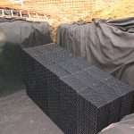 Versickerungsmodul für Regenwasser 125 Liter Infiltratiebox om regenwater en hemelwater af te koppelen