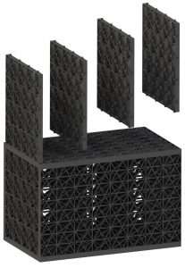 Versickerungsmodul für Regenwasser 125 Liter Infiltratiebox om regenwater en hemelwater af te koppelen