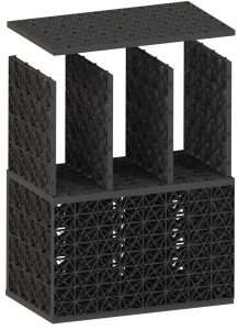 Versickerungsmodul für Regenwasser 125 Liter Infiltratiebox om regenwater en hemelwater af te koppelen