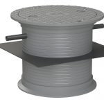 pompput riool 340 met opdrijfflens