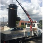 Pumpenschacht Wasteline Pro 750 Liter für Abwasser Pompput Pro voor vuil water, door GEP geleverd en gelost