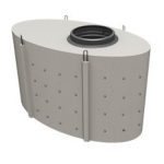 Versicherungsschacht aus Beton zur Versickerung von Regenwasser 20.000 Liter versickerung betonzisterne