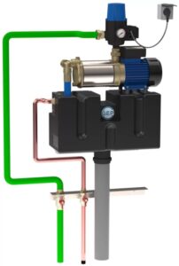 Anschluss systemtrenner trinkwasser kategorie 5 AB break 2 trinkwasserleitung